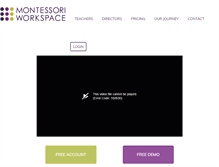 Tablet Screenshot of montessoriworkspace.com